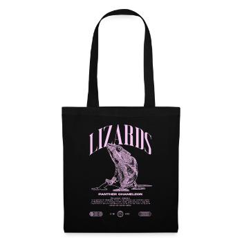Panther Caméléon Streetwear Lézard Keeper - Sac en tissu - noir - Devant