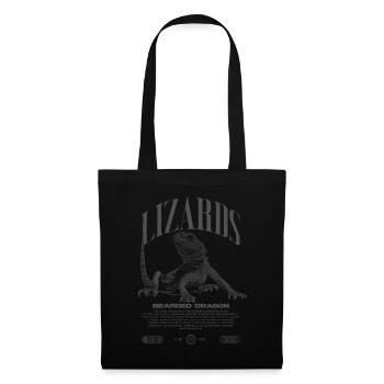 Bearded Dragon Streetwear Lizard Keeper - Tote Bag - black - Front