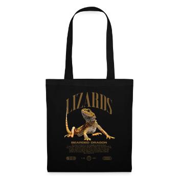 Bearded Dragon Streetwear Lizard Keeper - Tote Bag - black - Front