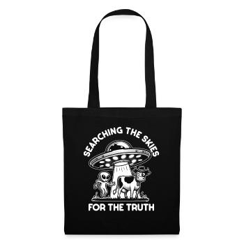 SciFi and alien aliens and UFO fan - Tote Bag - black - Front