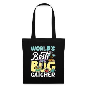 World's Best Bug Catcher - Stoffbeutel - Schwarz - Vorne