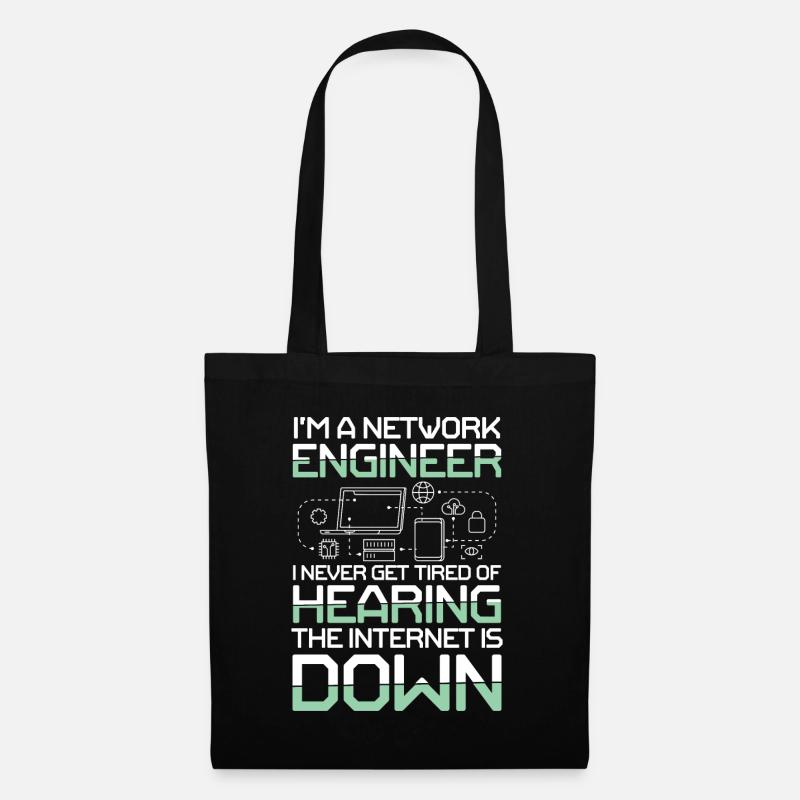 I'm A Network Engineer - Stoffbeutel - Schwarz