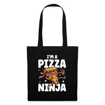 I'm A Pizza Ninja - Stoffbeutel - Schwarz - Vorne