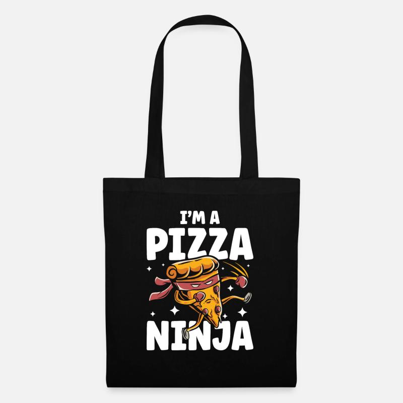 I'm A Pizza Ninja - Stoffbeutel - Schwarz