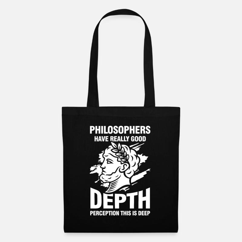 Philosophers Have Really Good Depth Perception - Stoffbeutel - Schwarz