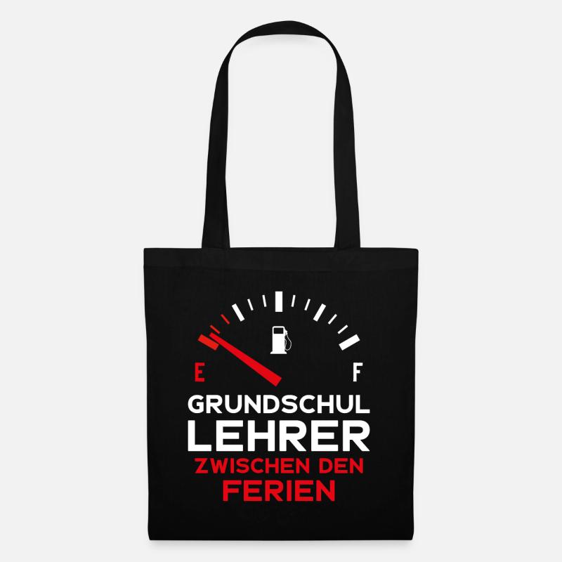 LUSTIG GRUNDSCHULLEHRER FERIEN GRUNDSCHULE LEHRER - Stoffbeutel - Schwarz