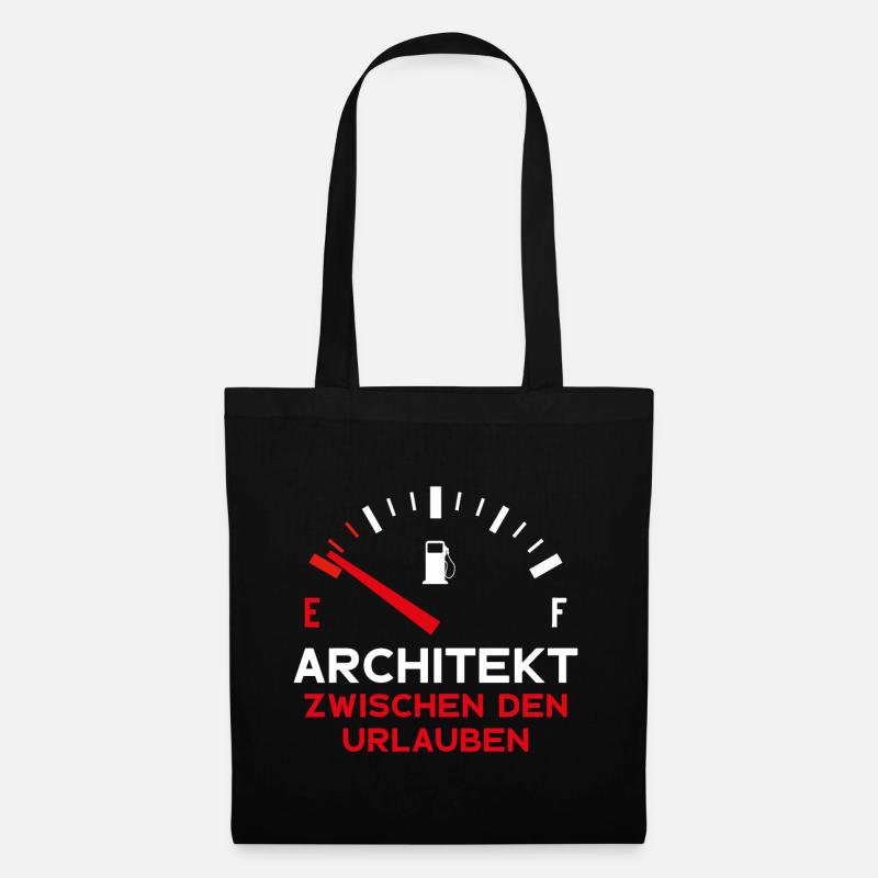 ARCHITEKT ZWISCHEN DEN URLAUBEN ARCHITEKT - Stoffbeutel - Schwarz