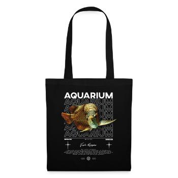 Asiatische Arowana Monster Fish Keeper Streetwear - Stoffbeutel - Schwarz - Vorne