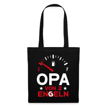 VATERTAG OPA VON 2 ENKELN OPA - Stoffbeutel - Schwarz - Vorne