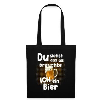 You look like I need a beer - Tote Bag - black - Front