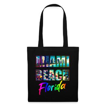 Miami Beach - Florida - Tote Bag - black - Front