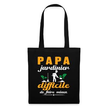 Dad Gardener Gift Hard To Do Better - Tote Bag - black - Front