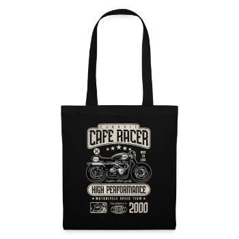 Cafe Racer Motorcycle Birthday Biker Born 2000 - Tote Bag - black - Front