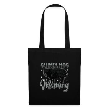 Guinea Hog Mama - Stoffbeutel - Schwarz - Vorne