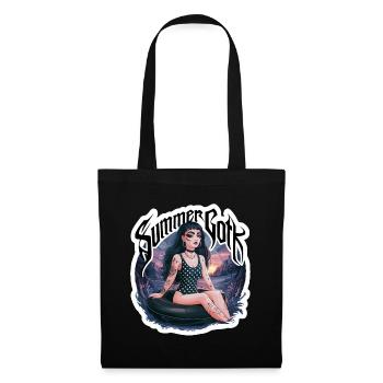 Summer Goth für Gothik Fans - Stoffbeutel - Schwarz - Vorne