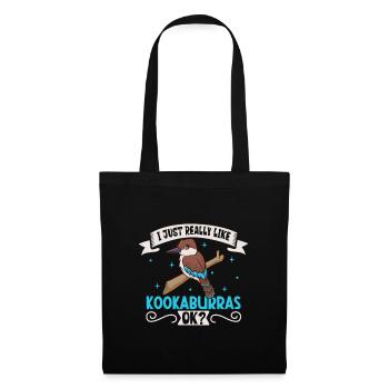 J’adore mon kookaburra - Sac en tissu - noir - Devant