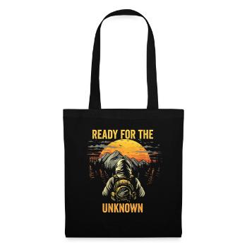 Bushcrafting Outdoor Ready For The Unknown - Tote Bag - black - Front