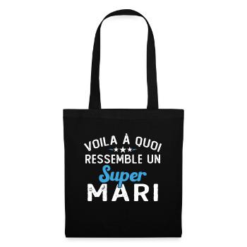 This Is What a Funny Wedding Super Husband Looks Like - Tote Bag - black - Front