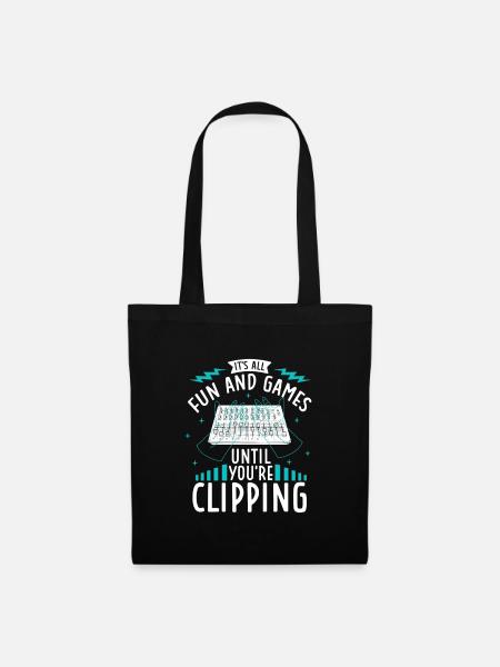 Clipping - Sound Engineer - Stoffbeutel - Schwarz