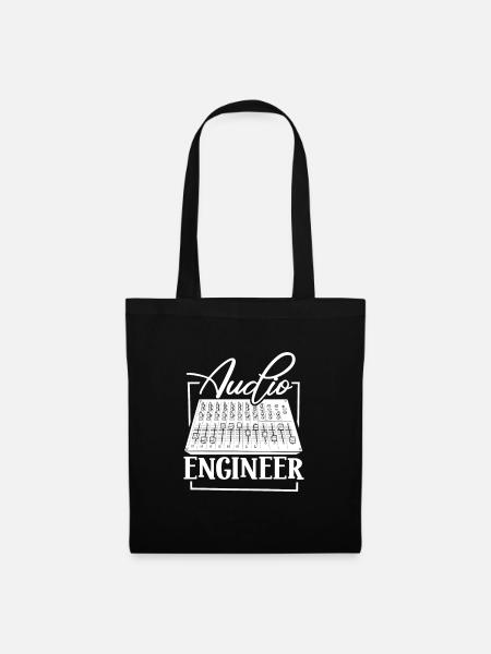 Tontechniker - Audio Engineer - Stoffbeutel - Schwarz