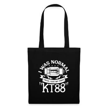Normal up to the first KT88 vacuum tube - Tote Bag - black - Front