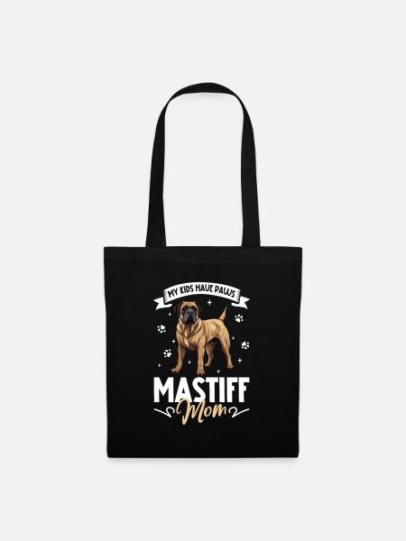 Assyrian Mastiff Mama - Stoffbeutel - Schwarz