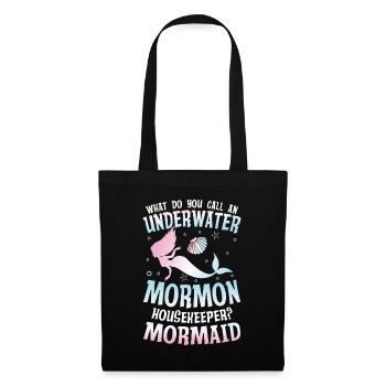 Underwater Mormon Housekeeper Mormaid für einen - Stoffbeutel - Schwarz - Vorne