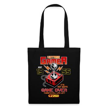 Vintage Gamer Since 1955 Funny Birthday Gaming - Tote Bag - black - Front