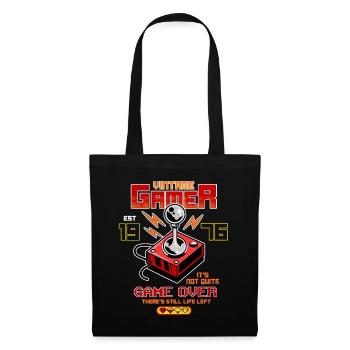 Vintage Gamer Since 1976 Funny Birthday Gaming - Tote Bag - black - Front