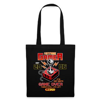 Vintage Gamer Since 2006 Funny Birthday Gaming - Tote Bag - black - Front