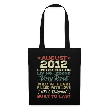 August 2012 - Gift idea for August 2012 - 2012 - Tote Bag - black - Front