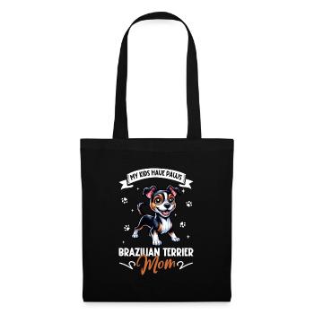 Terrier Brasileiro Mama - Sac en tissu - noir - Devant