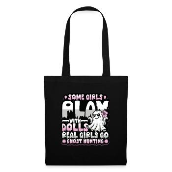 Les vraies filles partent à la chasse aux fantômes - Sac en tissu - noir - Devant