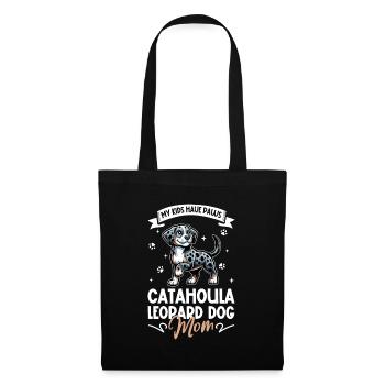 Louisiana Catahoula Leopard Dog Mama - Stoffbeutel - Schwarz - Vorne