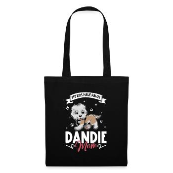 Dandie Dinmont Terrier Mom - Tote Bag - black - Front