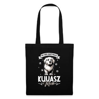 Kuvasz Mama - Stoffbeutel - Schwarz - Vorne