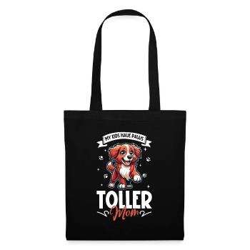 Nova Scotia Duck Tolling Retriever Mama - Stoffbeutel - Schwarz - Vorne