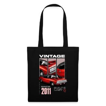 I'm Not Old I'm Vintage Classic Car Born In 2011 - Tote Bag - black - Front