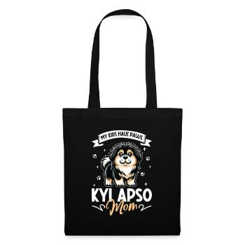 Maman tibétaine Kyi Apso - Sac en tissu - noir - Devant