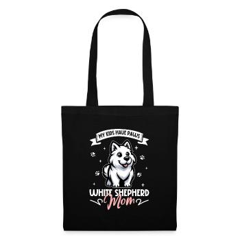 White Shepherd Mom - Tote Bag - black - Front