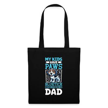 Bluetick Coonhound Dad - Tote Bag - black - Front