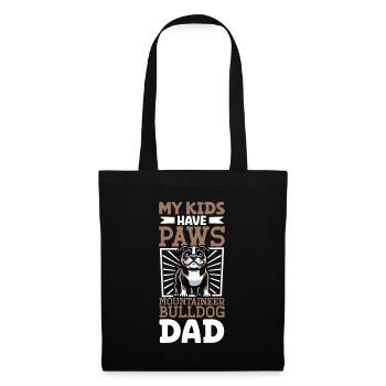 Serrano Bulldog Dad - Tote Bag - black - Front