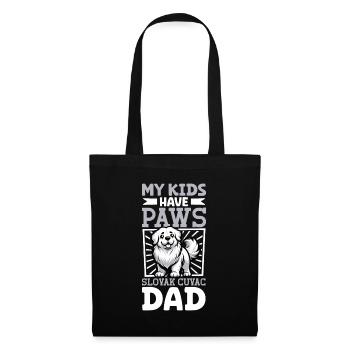 Slovensky cuvac dad - Tote Bag - black - Front