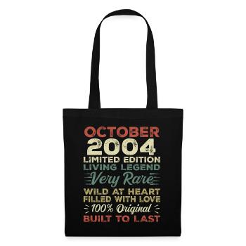 2004 October 2004 birthday October 2004 Original - Tote Bag - black - Front
