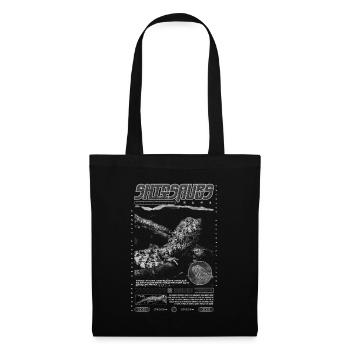Crocodile chinois lézard Shinisaurus crocodilurus - Sac en tissu - noir - Devant