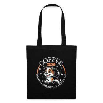 Kaffee und Dansk-Svensk Gårdshund - Tote Bag - black - Front