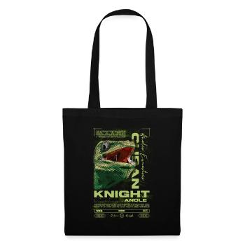 Cuban Knight Anole Reptile Keeper Lizard - Tote Bag - black - Front