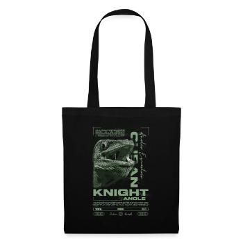 Cuban Knight Anole Reptile Keeper Lizard - Tote Bag - black - Front