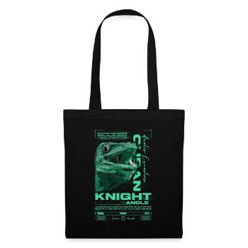 Cuban Knight Anole Reptile Keeper Lizard - Tote Bag - black - Front