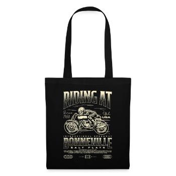 Bonneville Salt Flats Motorrad Geburtstag 1958 - Stoffbeutel - Schwarz - Vorne